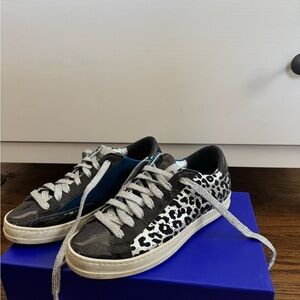 P448 Leopard Print Sneakers